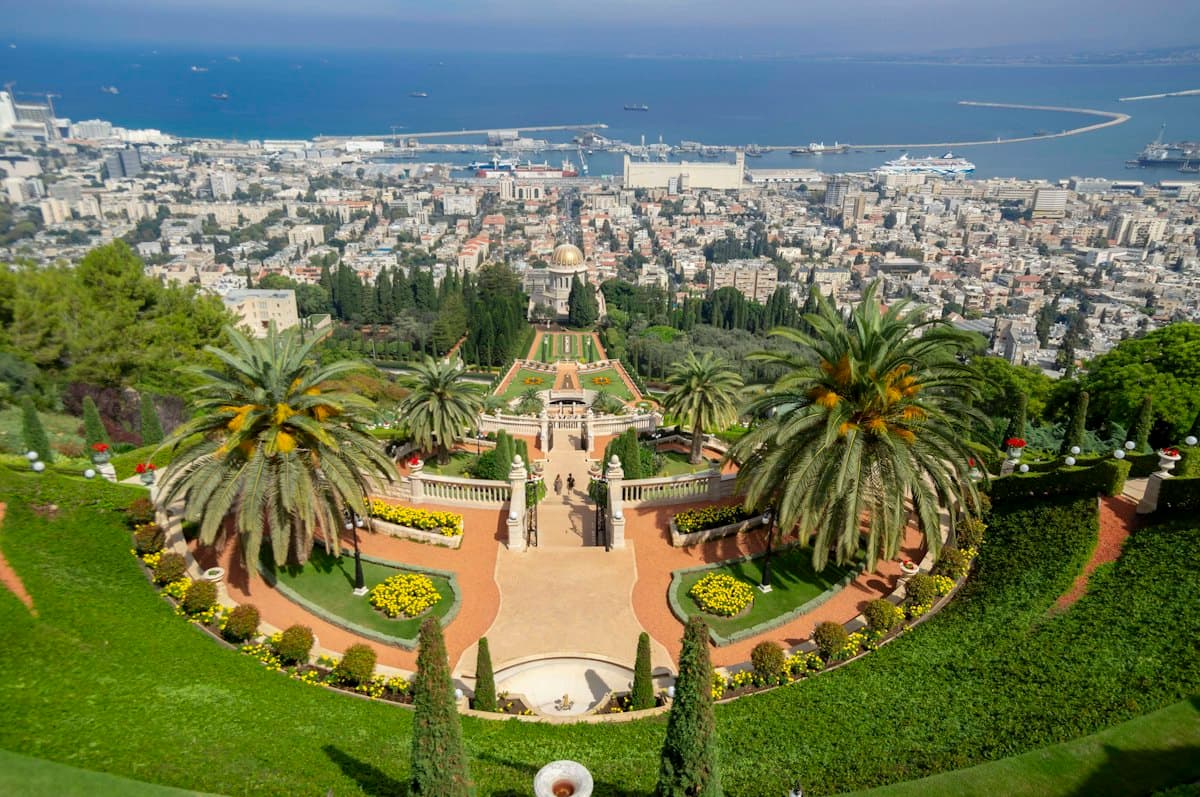 הגנים הבהאיים ומפרץ חיפה